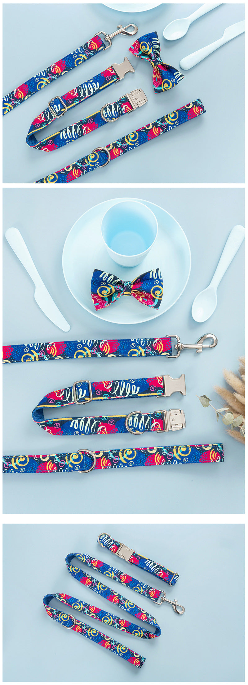 Pet Collar Leash Set