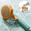 Cute Pumpkin Pet Grooming Comb